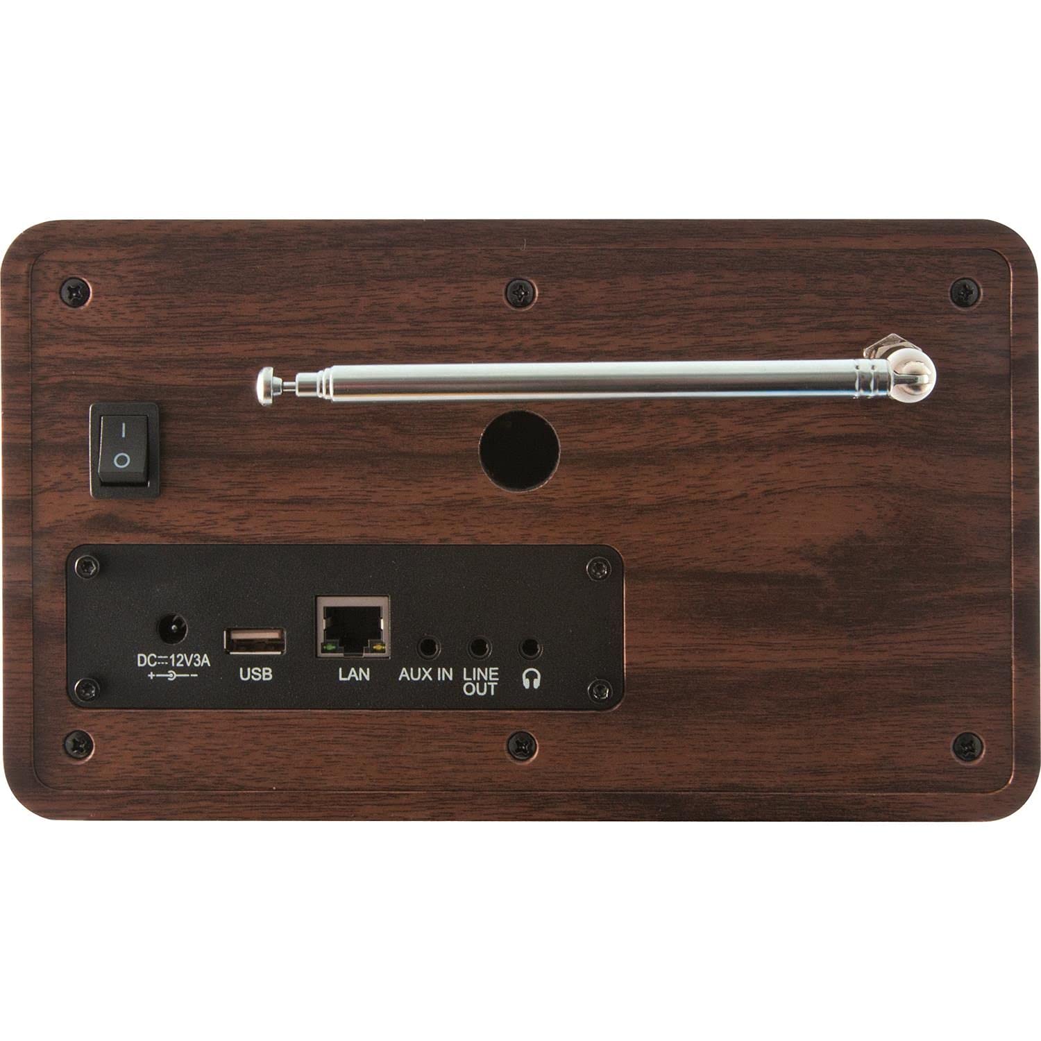 Imperial DABMAN i150 Internetradio/Digitalradio (Internet, DAB+ / DAB, UKW, USB, WLAN, 2,8"" Farbdisplay) Holz, braun