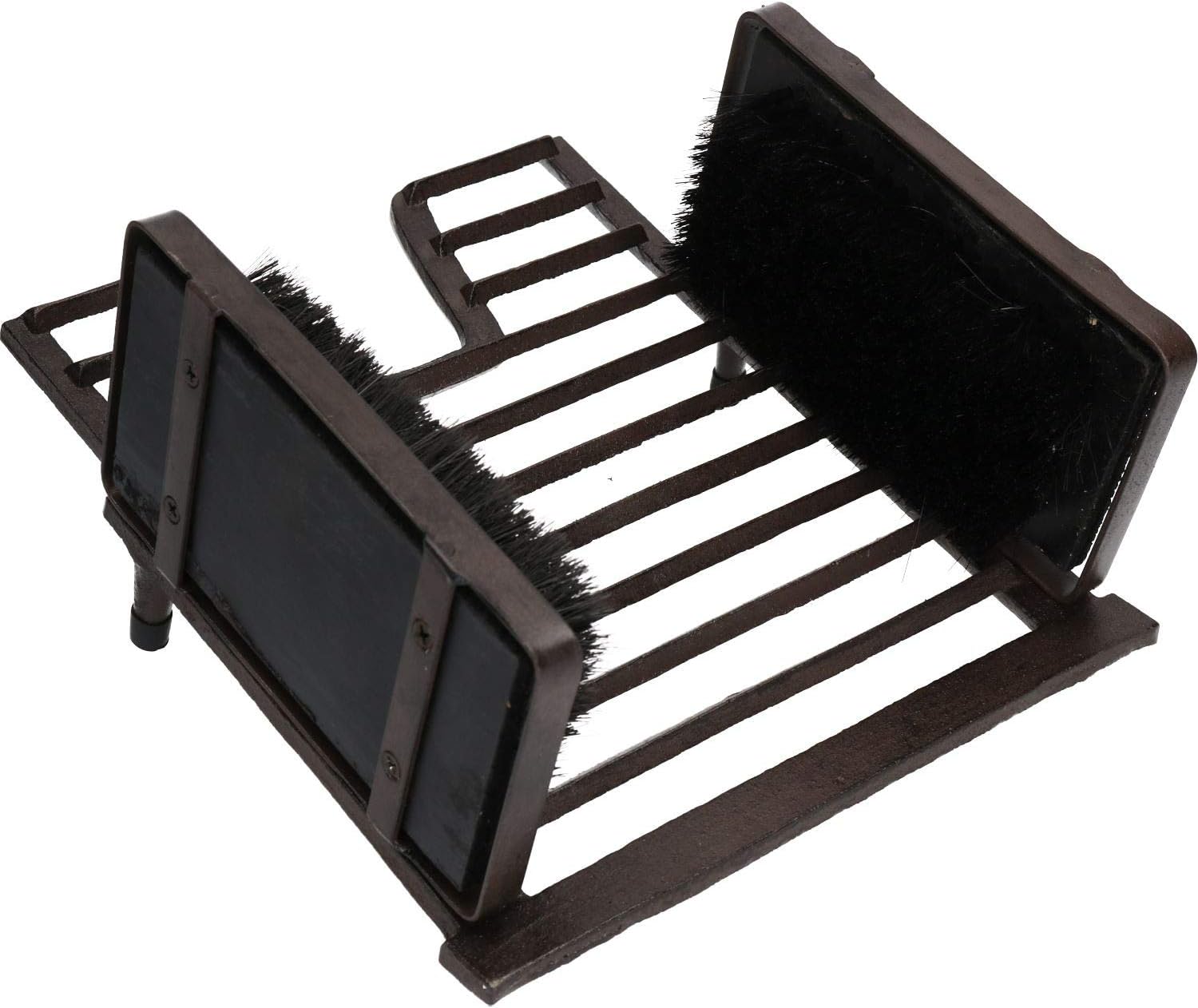 AB Tools Iron Boot Scraper with Brush & Jack Shoe Welly Scrub Muck Mud Door Farm Stop