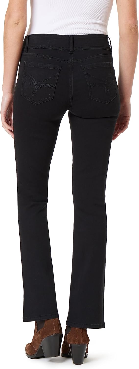 WallFlower Womens Ultra Slim Bootcut Mid-Rise Insta Soft Juniors Jeans - Image 2