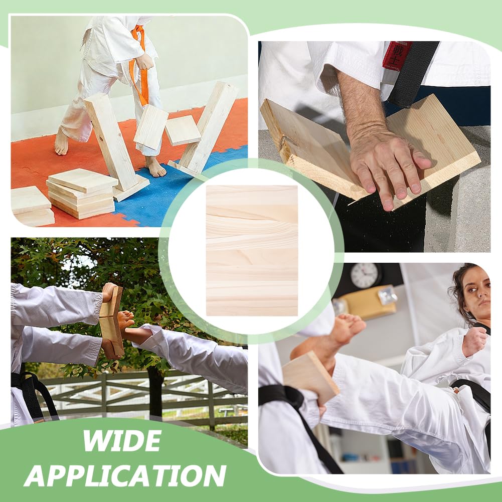12 tablas de cortar para karate, tabla gruesa de taekwondo, para artes marciales, para adultos, accesorios de ejercicio, 11,8 x 7,9 pulgadas