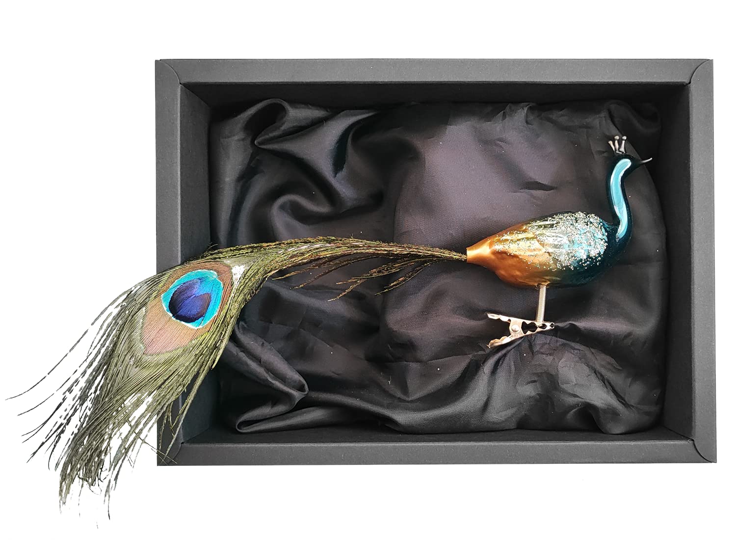 “Your Majesty” – Vogel | Christbaumschmuck Azur blau