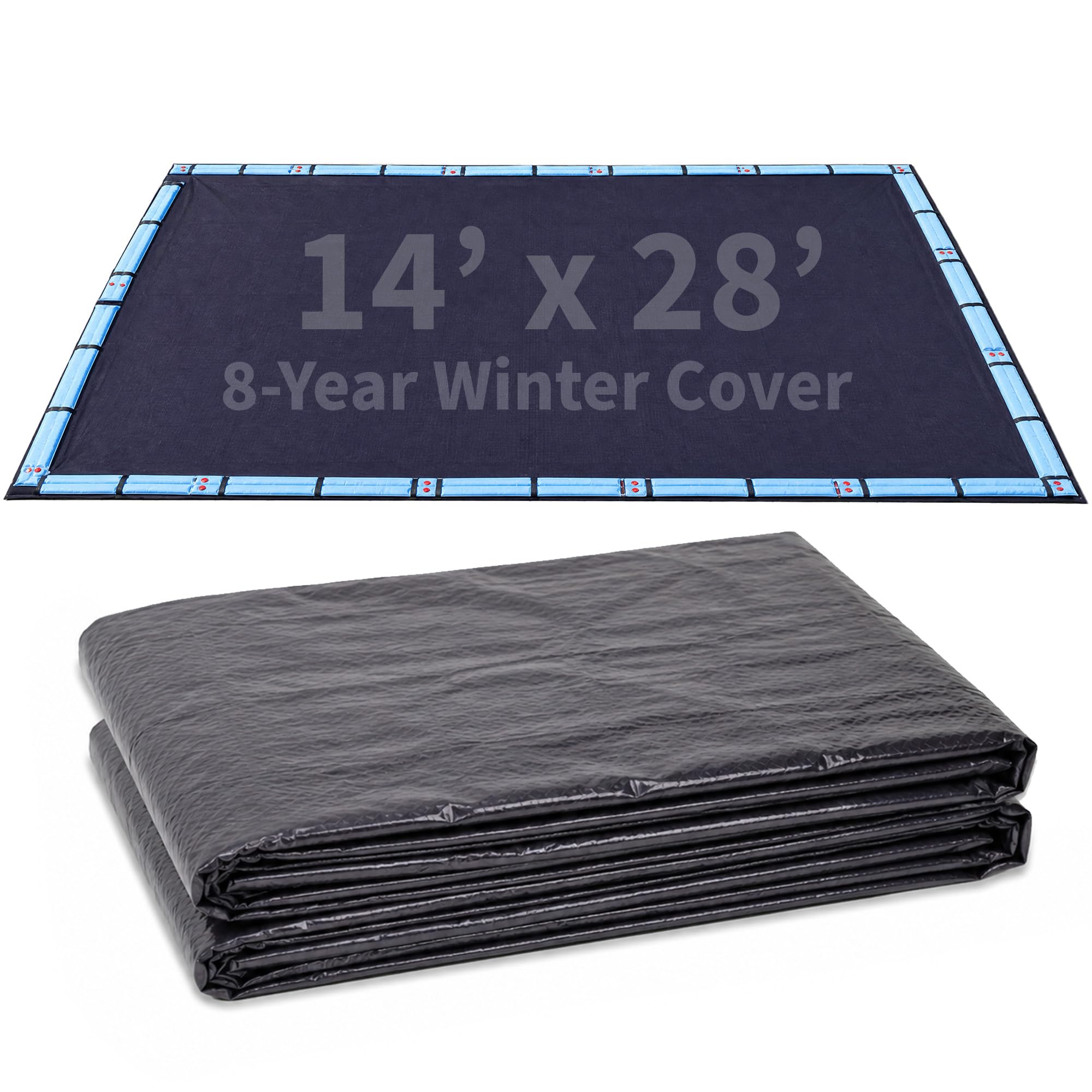 Blue Wave Bronze 8-Year 14-ft x 28-ft Rectangular In Ground Pool Winter Cover