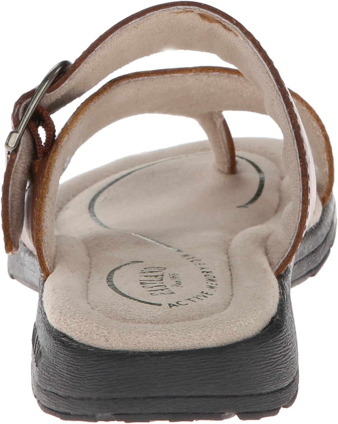 Eastland womens Tahiti Thong flip flop sandals, Tan, 10 US - Image 3