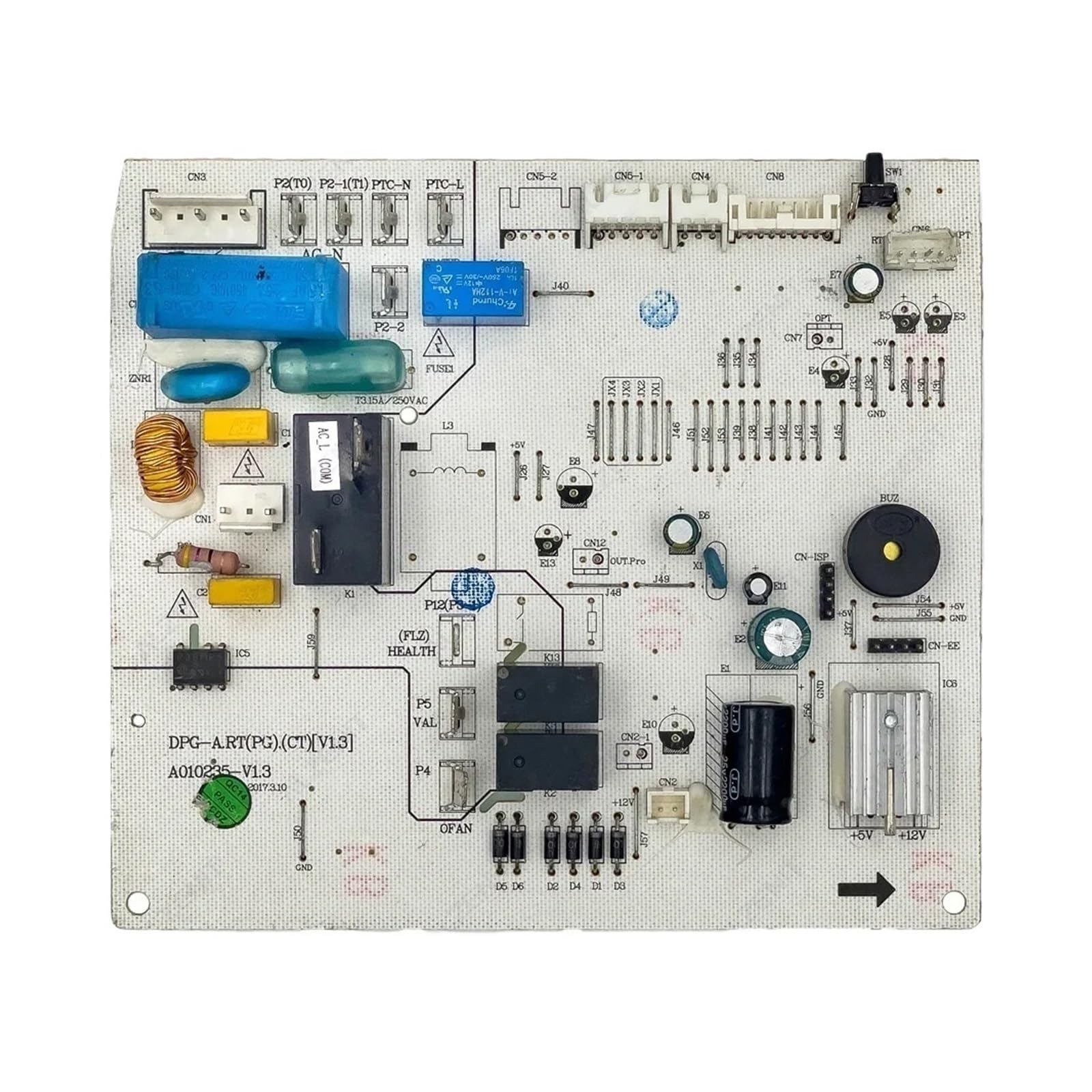 Air Conditioning Indoor Unit Control Board，Compatible For TCL，210901526BA-A Circuit PCB A010235 Air Conditioner Circuit Board，Control Board