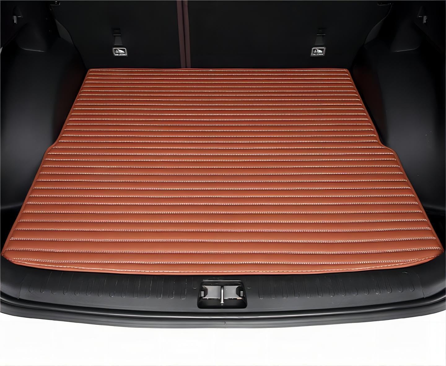 Custom Car Cargo Mat for 99% Sedan SUV Sports Car Car Boot Liner Waterproof Anti-Slip All Weather Protection Leather Material Car Mat Non-Slip Waterproof (C21)
