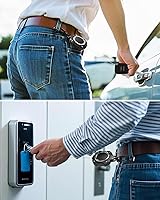 Vista 7 de LIUGX Paquete de 2 llaveros retráctiles, Dorado