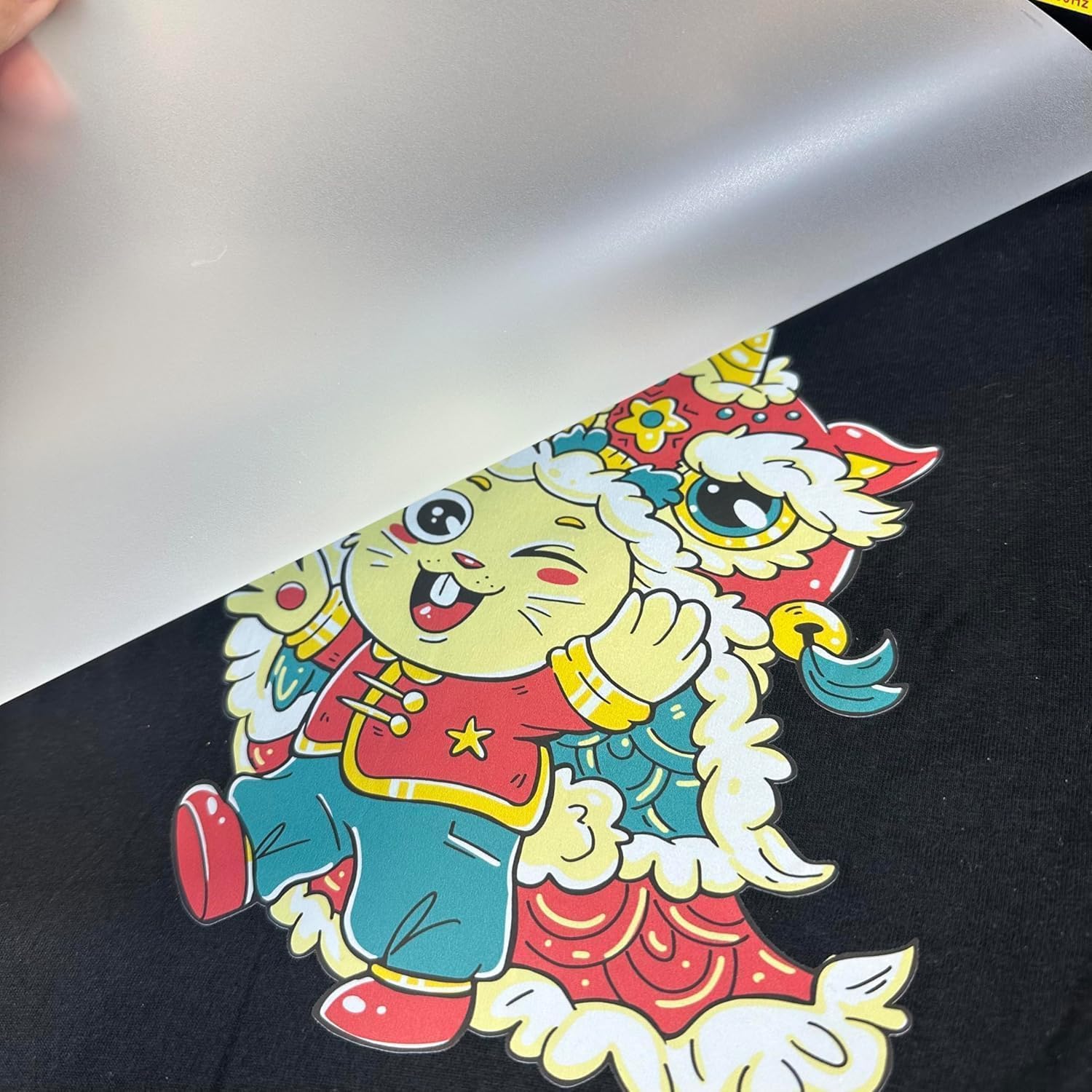 Example of a successful DTF print on fabric