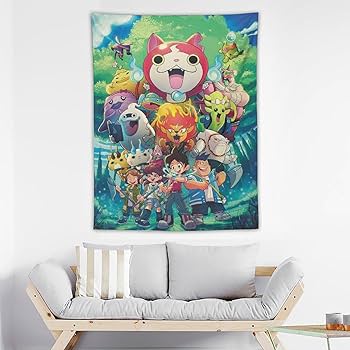 Amazon.co.jp: 妖怪ウォッチ107 タペストリー 絵画 ポスター