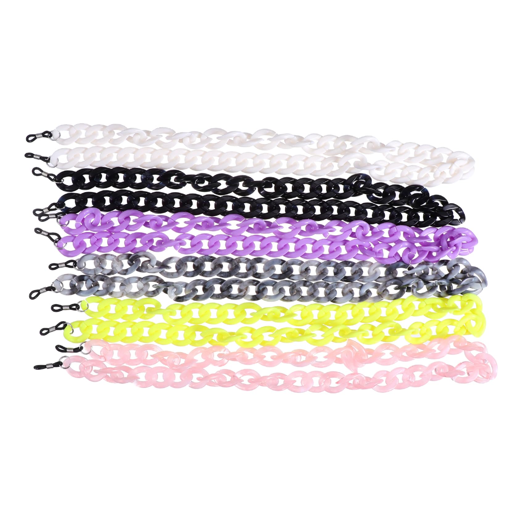 Healvian Cadena De Máscara De Gafas Collar Para Collarín Para Collar Para Cordón De La Cordón De Máscara Anti-perdida El Plastico