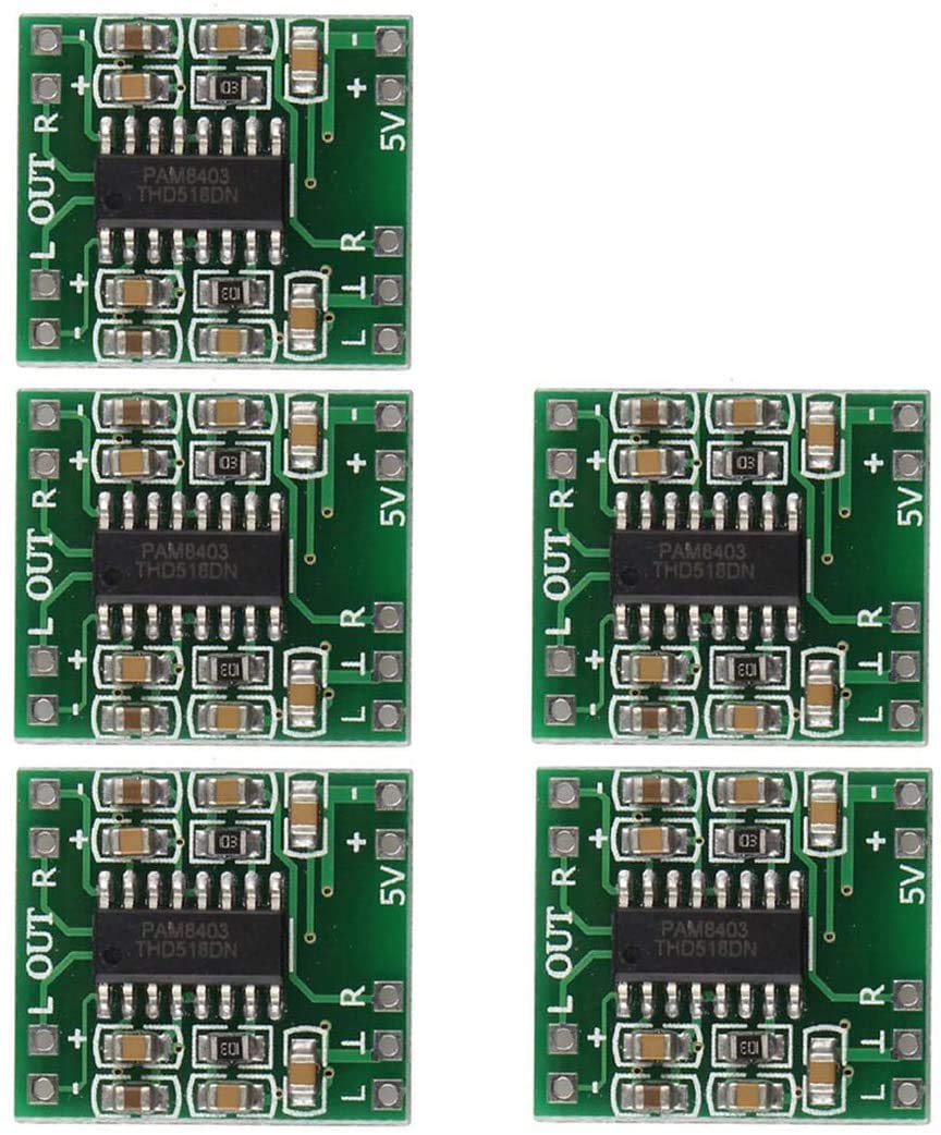 Super Debug (5 Pcs) PAM8403S DC 5V Class D Mini Digital Amplifier Board Module-image-10