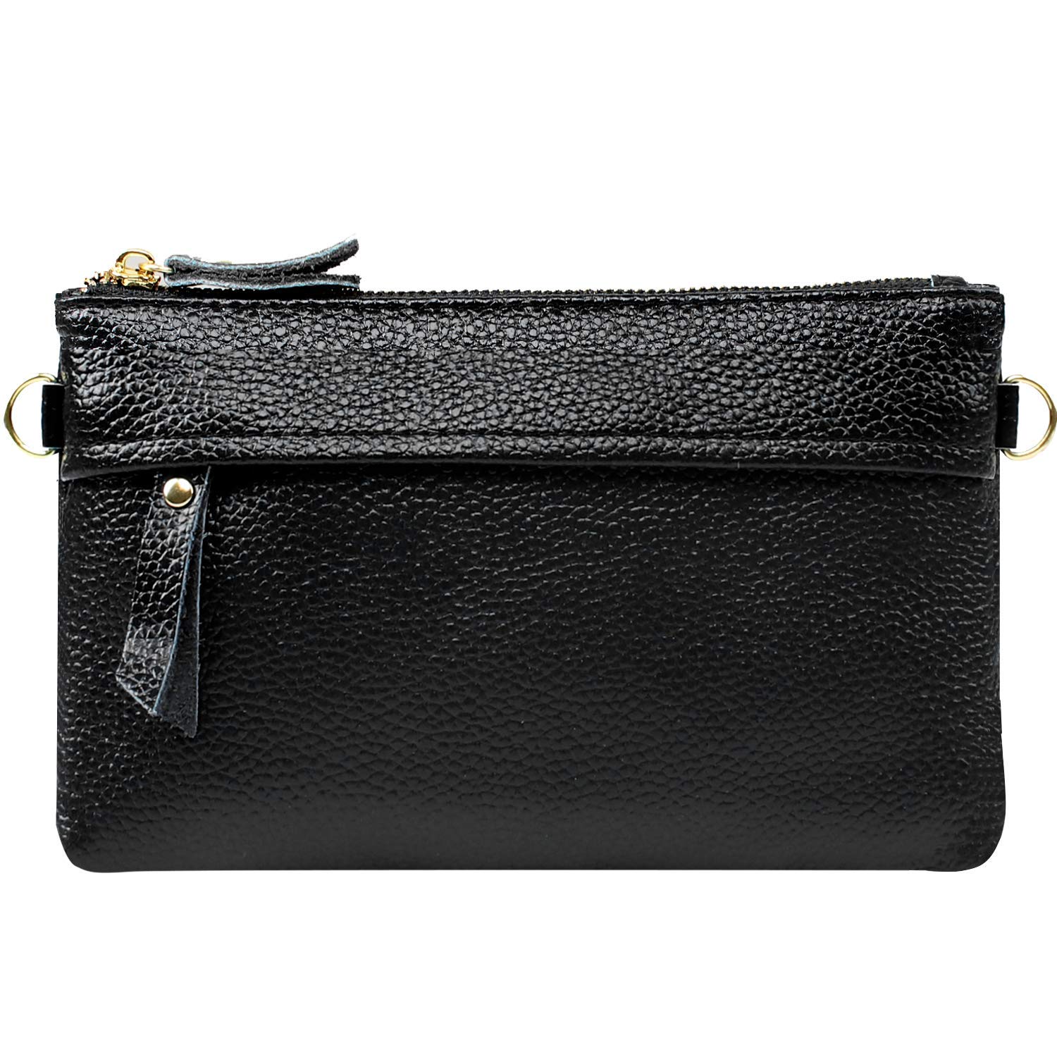Small Crossbody Bag Cell Phone Purse Wallet Case Pouch Handbag for iPhone Xs Max 6s 7 8 Plus/Galaxy S10+ S9 Plus Note 9 J8 J4 /LG Stylo 4 G7 ThinQ/Moto G7 G6 Play E5 Z3 /Alcatel 3X 1X 3C (Black)