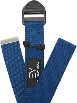 Everyday Yoga Super Strong Strap, Quiet Cinch Buckle, 6ft/8ft/10ft