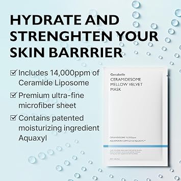 Genabelle Glass Skin & Deep Repair Mask Trio (Hydrate, Soothe, Renew) - (3 Types, 15 Sheets)