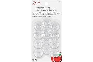 Dritz Class 15 Reusable Clear Plastic Bobbins
