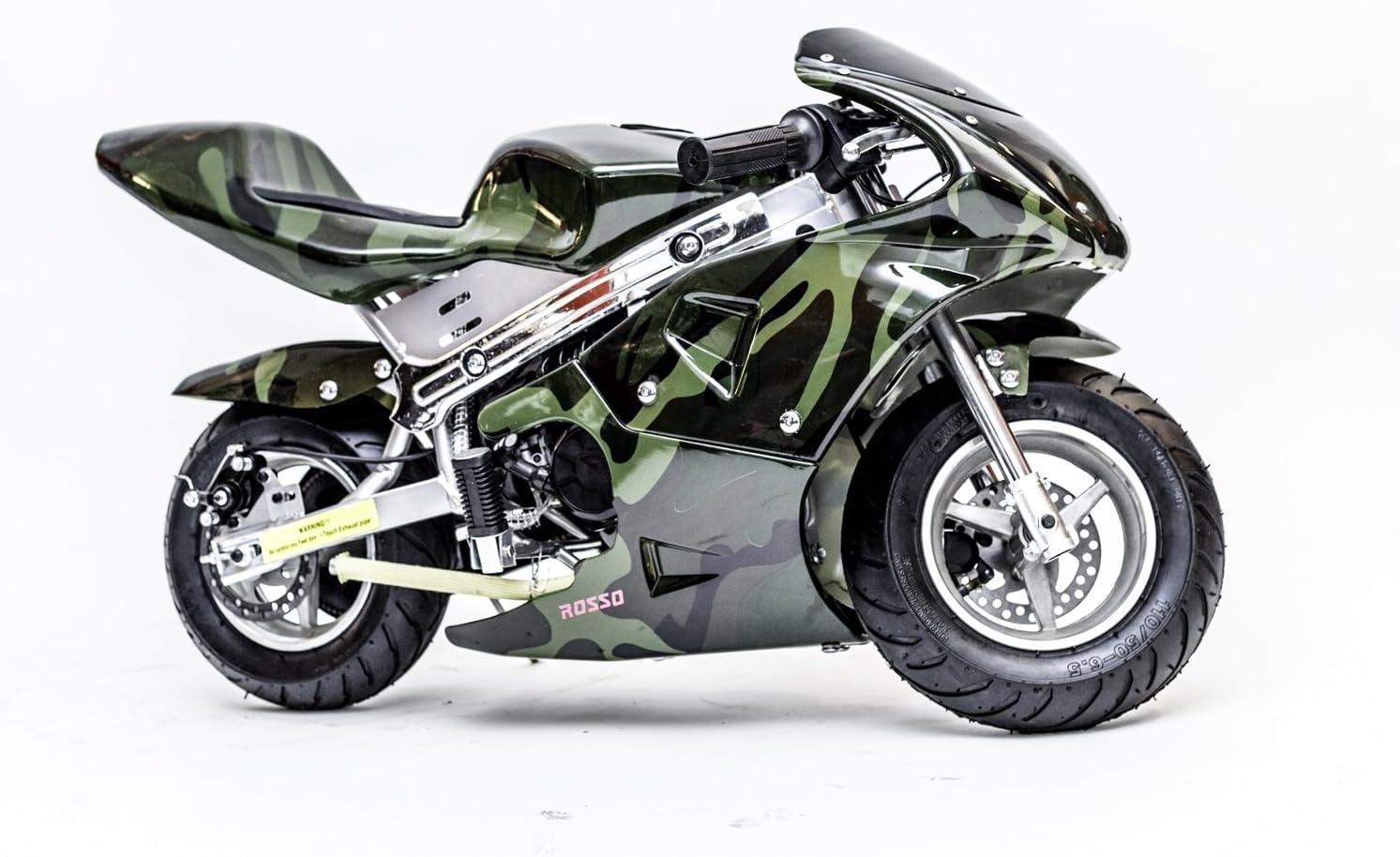 Motorcycle for Kids cc Gas Mini Pocket Bike Army Camo - EPA Approved