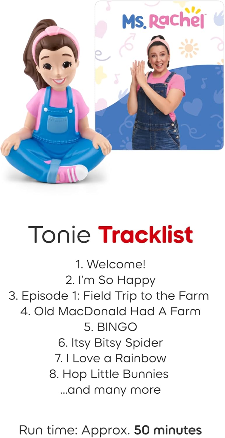 Tonies Ms. Rachel Audio Toy Figurine
