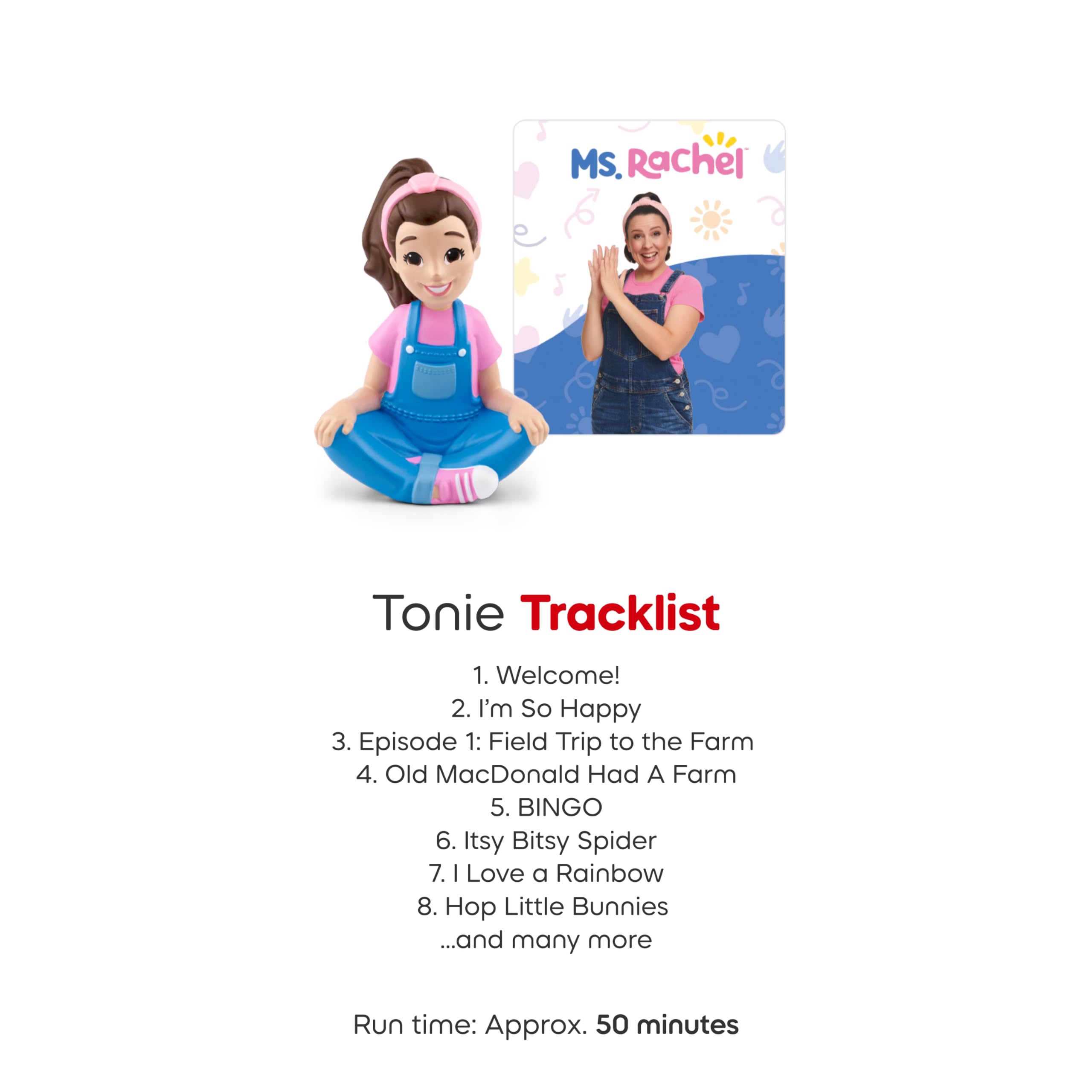 Amazon.com: Tonies Ms. Rachel Audio Toy Figurine : Toys & Games