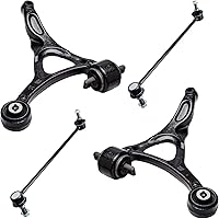 Vista 158 de Detroit Axle - 4 brazos de control de extremo delantero para Nissan Frontier Xterra 2000-2004 Brazos de control inferior y superior con rótulas