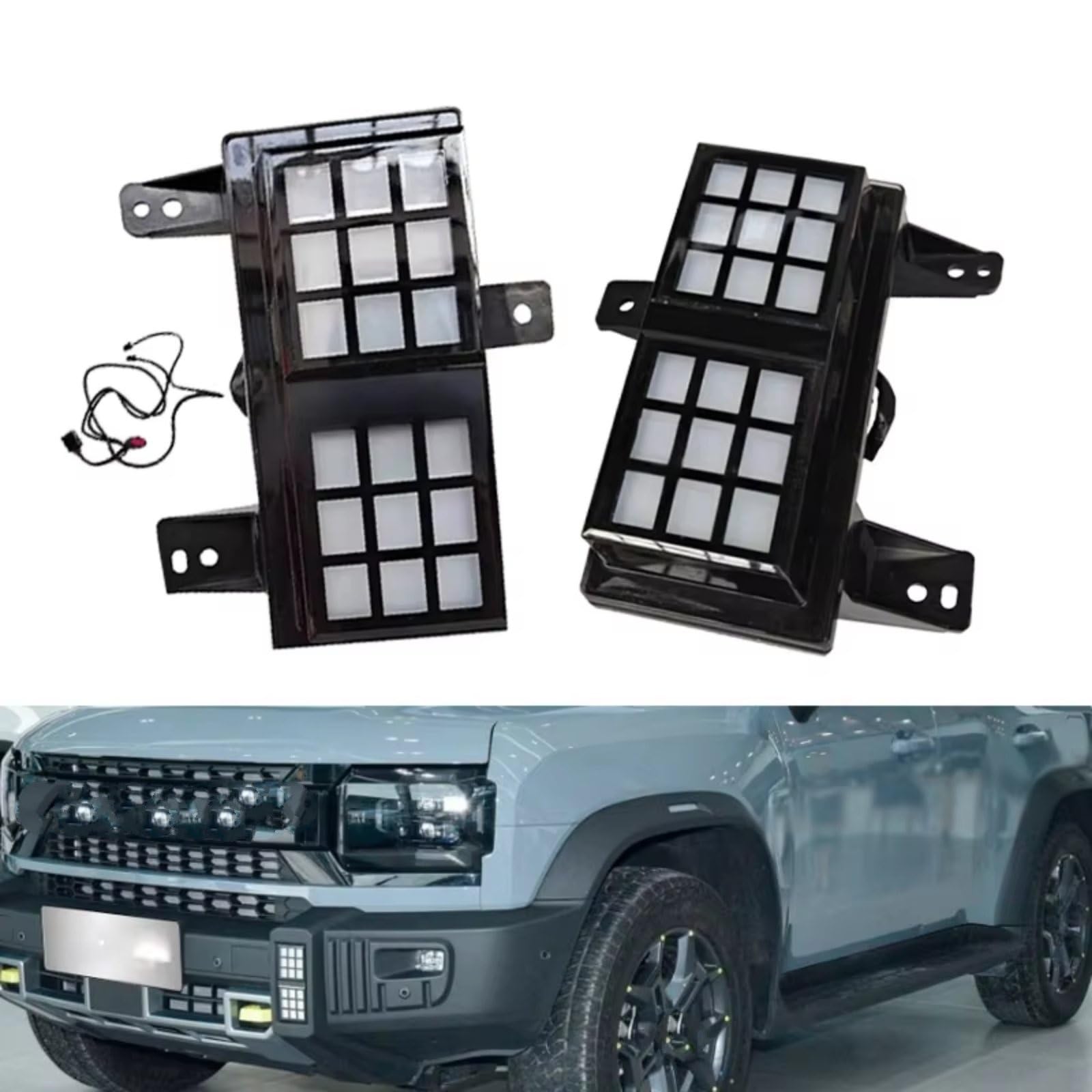 Faro Fanale Anteriore Per Chery Per Jetour Per Traveller T2 Gruppo Luci Fendinebbia Auto Spia Luminosa Paraurti Anteriore Luce Marcia Diurna Luce Marcia Diurna(Sinistra)