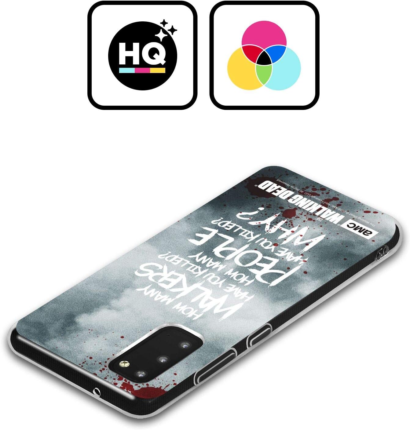 Head Case Designs Officially Licensed AMC The Walking Dead Rick Questions Quotes Gel Case [Military Grade Protection] Compatible with Samsung Galaxy S25 and Compatible with MagSafe