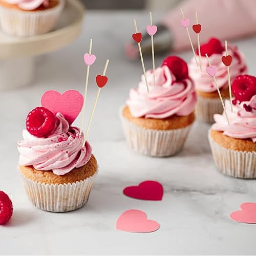 Vista 15 de Palillos de cóctel de flamenco tropical, 200 palillos de bambú de 4.7 pulgadas para bebidas, frutas y decoraciones de fiesta, brochetas de cóctel