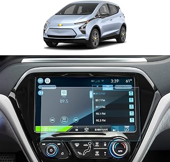 SKTU Screen Protector Foils for 2018 2019 2020 2021 2022 Bolt EV 10.2In Navigation Display Tempered Glass 9H Hardness HD Clear Chevrolet LCD GPS Touch Screen Protective Film