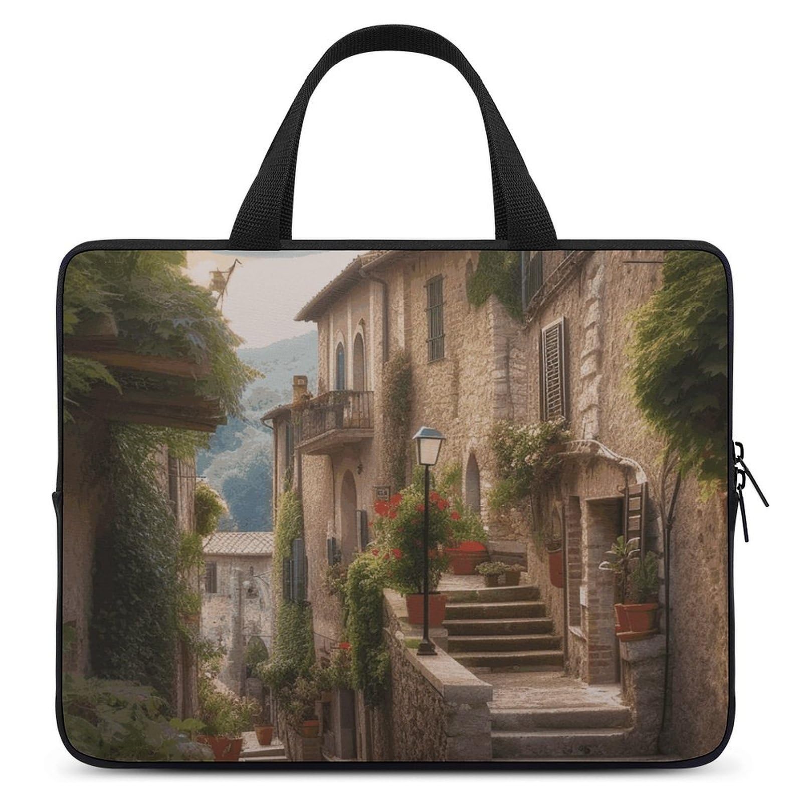 Borsa ultrasottile toscana del computer portatile della manica del computer portatile dell'Italia a 13 pollici, borsa protettiva portatile del computer con la cinghia della mano