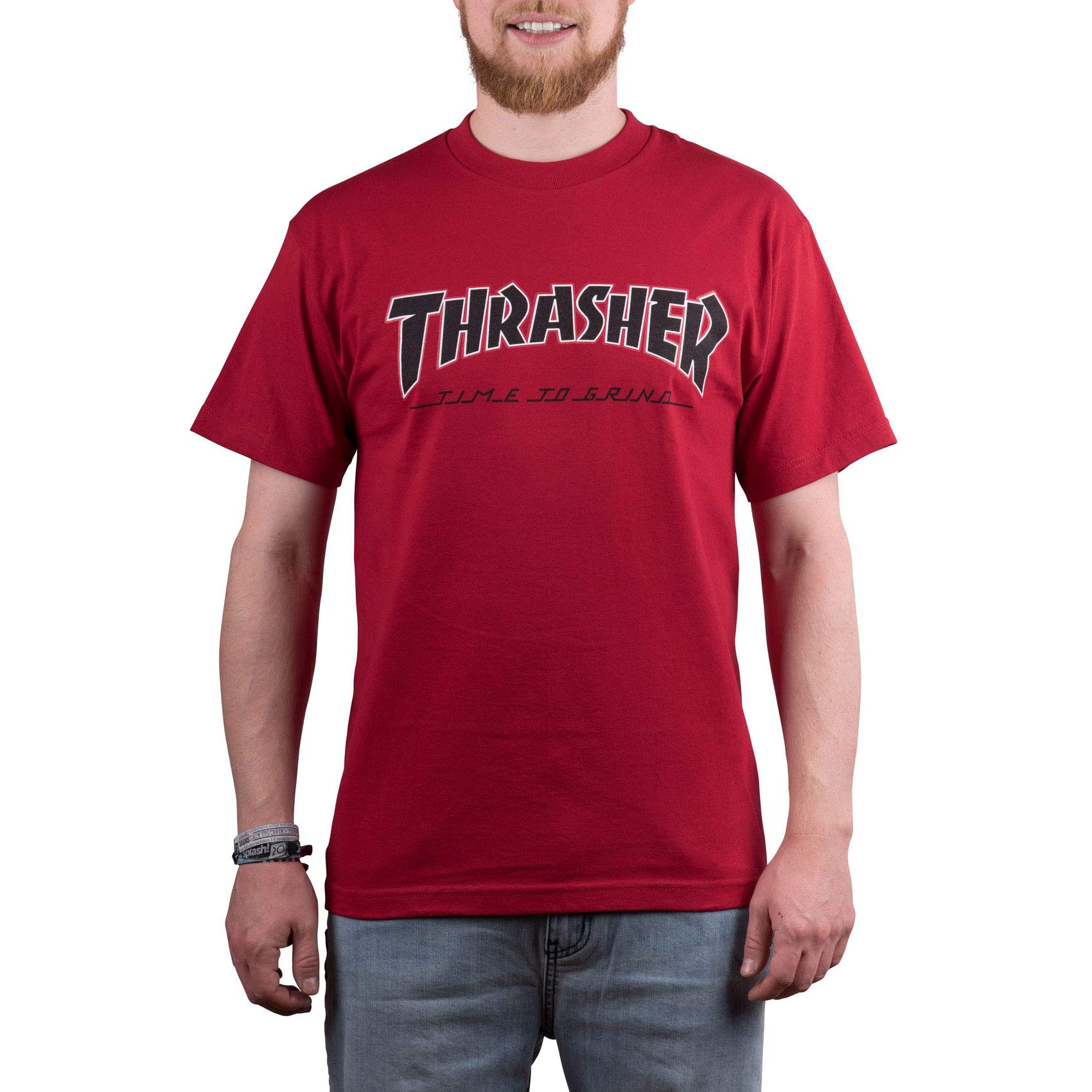 Skateboard Shirt Thrasher TTG Cardinal Red Size S
