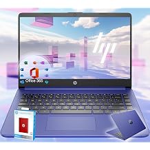 HP 14 Ultrabook Intel 4-Core CPU Back to School Limited Edition with Microsoft 365 16GB RAM 1600GB Storage 64GB OnBoard withHP 512GB P500 Portable SSD + 1TB OneDrive Royal Blue Win 11