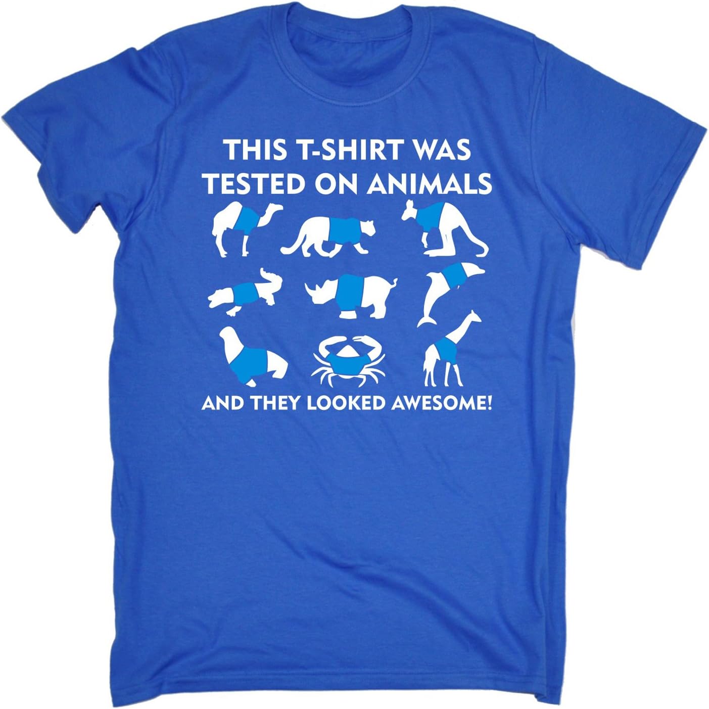 This T-Shirt was Tested On Animals - Funny Novelty T Shirt