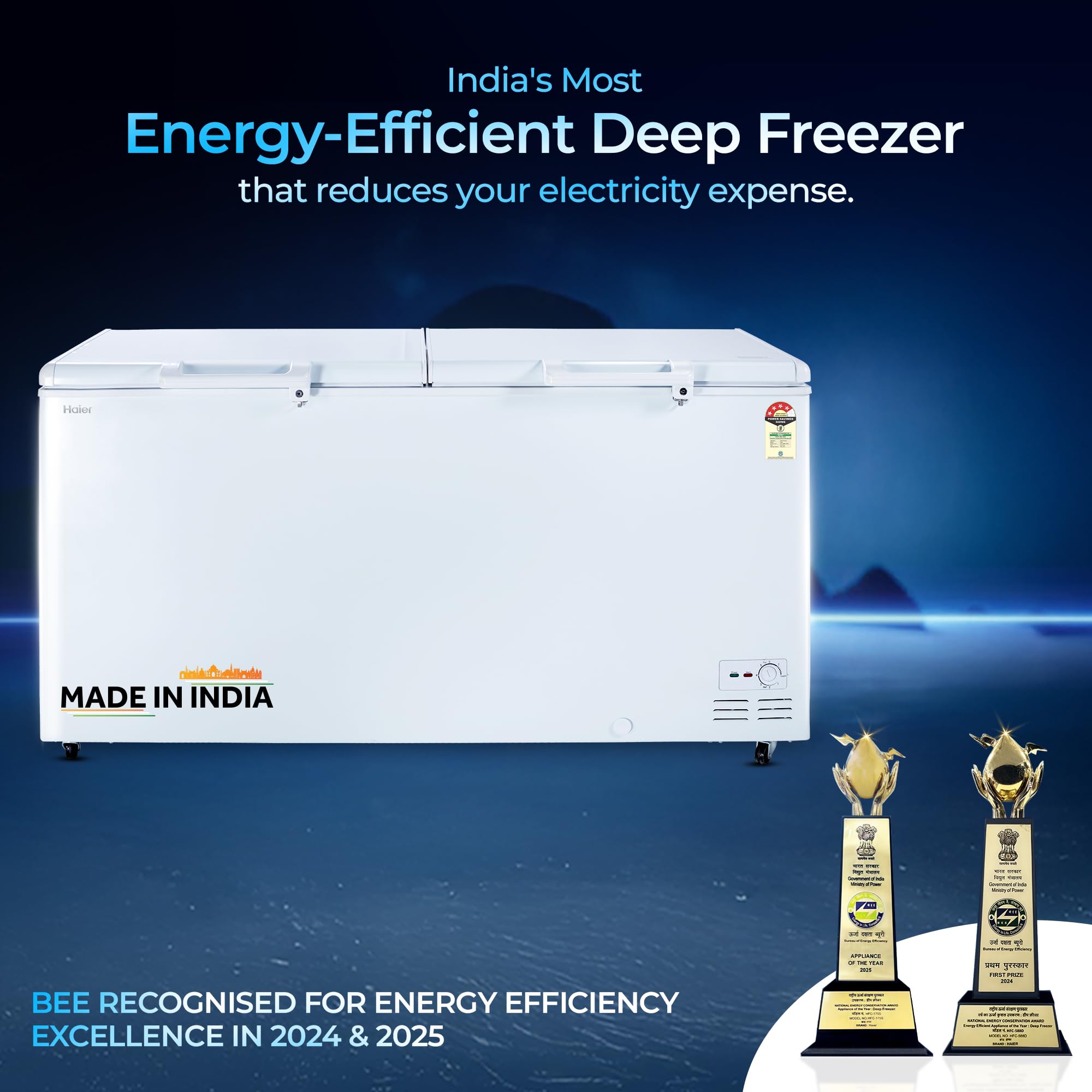 Haier HFC-788DPW4, 4 Star (2026 Star Rating) Double Door