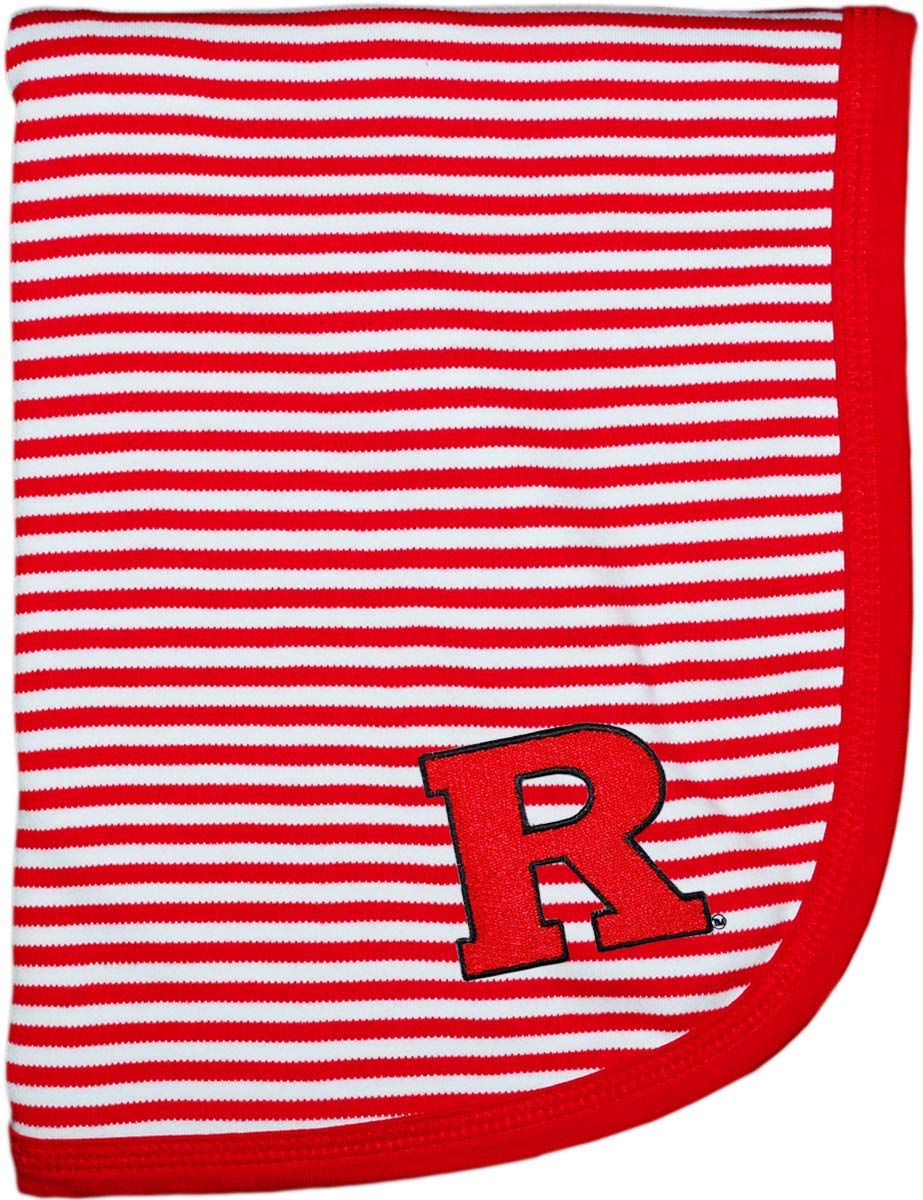 Creative Knitwear College Baby NCAA Infant Striped/Solid Blanket, Unisex, One Size 37.5 X 33.5