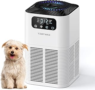 Air Purifier for Home, TDBYWAE Air Purifiers for Large Room Up to 1076 Ft², H13 True HEPA Filter with Fragrance Sponge, 25 dB Quiet Air Purifiers for Bedroom Smoke Pet Dander Dust