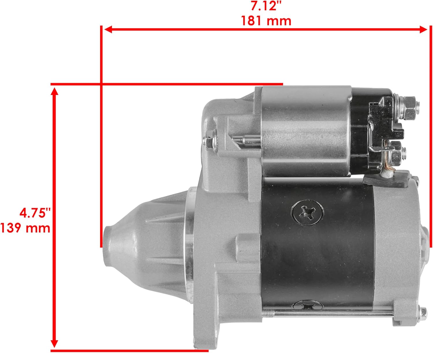 Caltric Starter Compatible With Kawasaki Engine Fd440V Fd-440V Fd501V Fd590V Fd611V