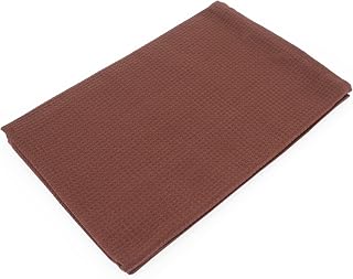 Toalla de baño 90 x 160 cm de Panal de Abeja Pure Waffle 300 G/m² Color marrón