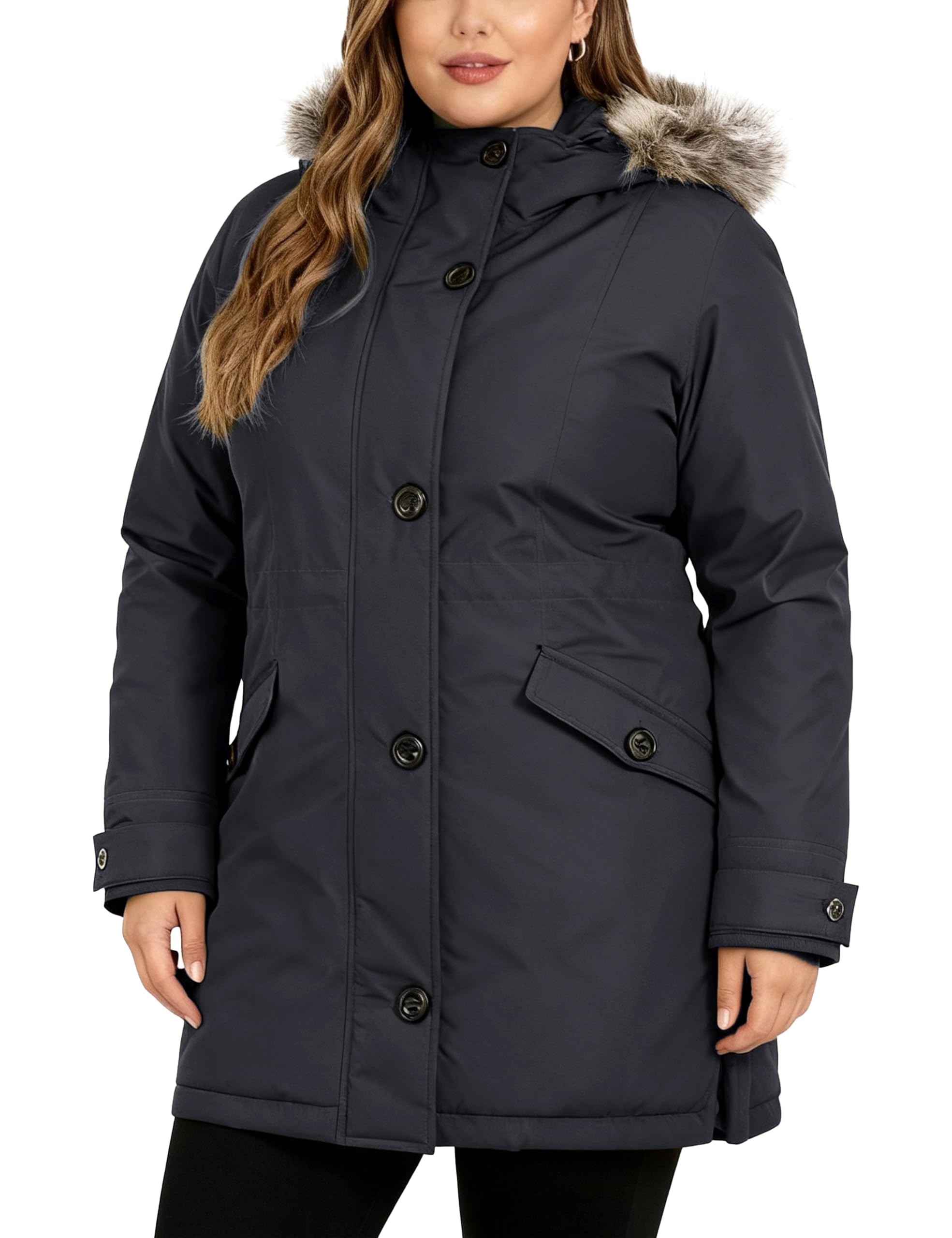 wantdo Plus Size Winter Parka 1X-6X