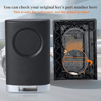 Keyecu Smart Proximity Remote Key 5 Button for Cadillac SRX 2010 2011 2012 2013 2014 2015 FCC ID:NBG009768T