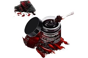 60g Coagulated Blood & Black Stipple Sponge - Halloween Stage Makeup