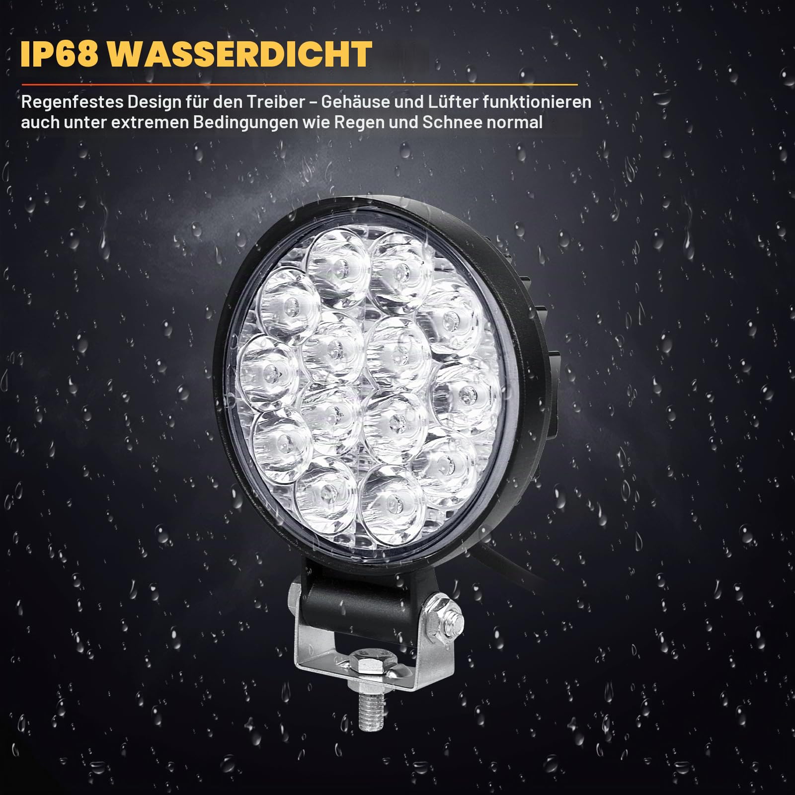 RIGIDON 10x auto scheinwerfer 3.2 zoll mini 42W spot led pods, arbeitslicht