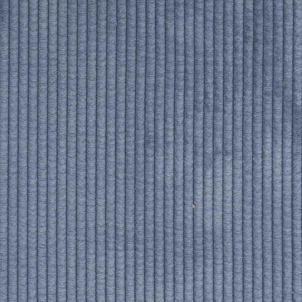 Zweisitzer-Sofa Blau 109 cm aus Cordstoff mit Schaumstoff-Feder-Kombination, stabilem Sperrholzrahmen und Armlehnen für modernen und traditionellen Wohnstil