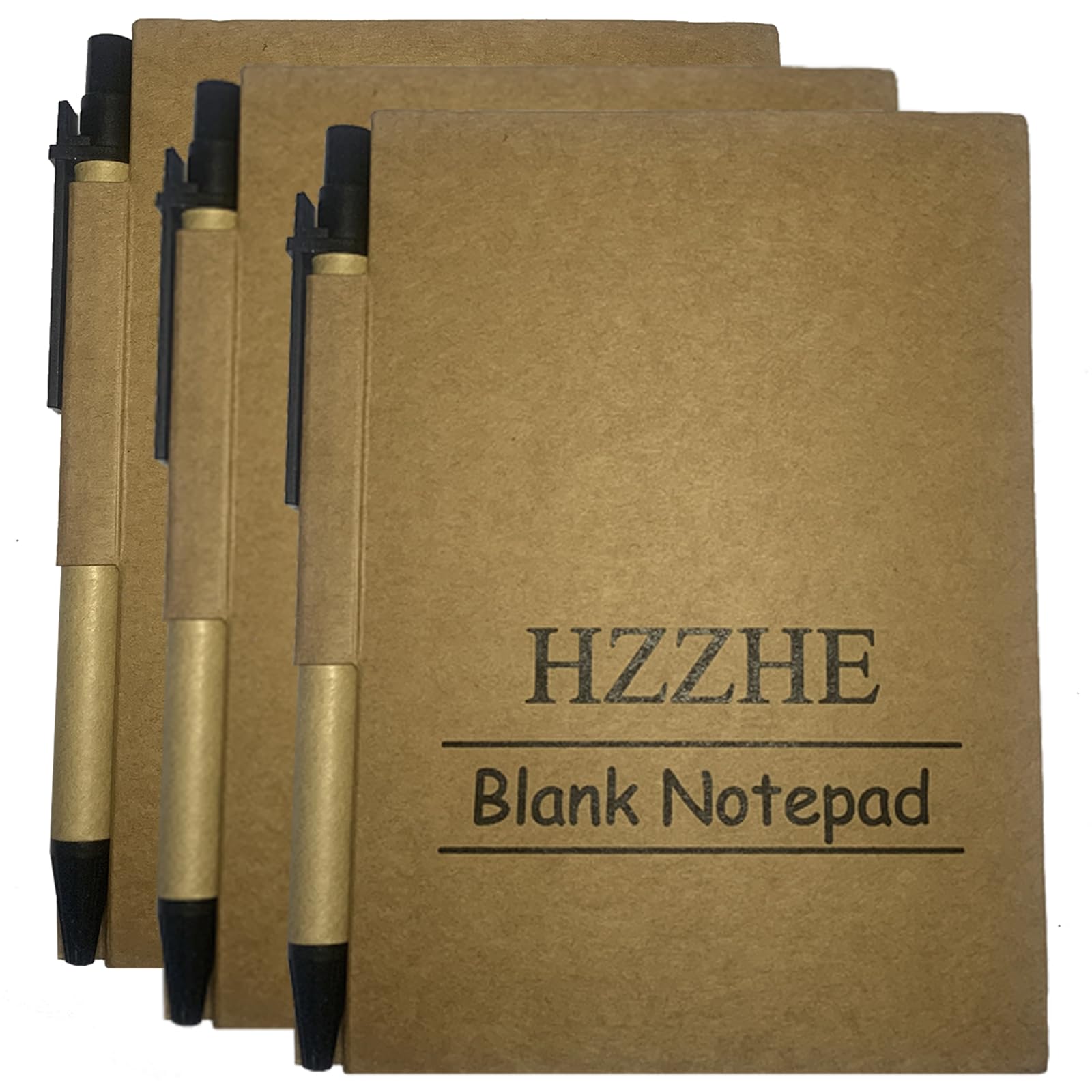 Note Pads 4 3 x 5 6 Inch 3 Pack Mini Blank Scratch Pads with Pen 80 Sheets