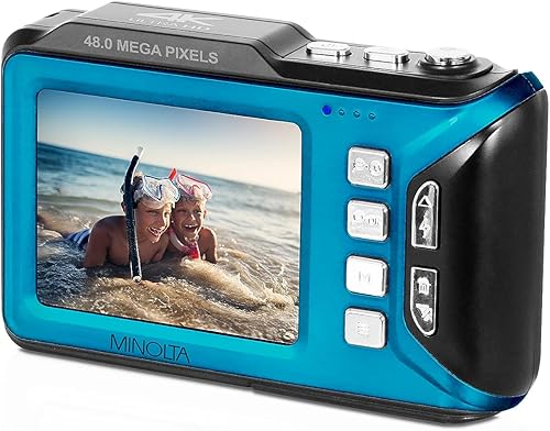 Miniatura 4 de Minolta MN60WP 48MP  4K Ultra HD Cámara digital impermeable de doble pantalla