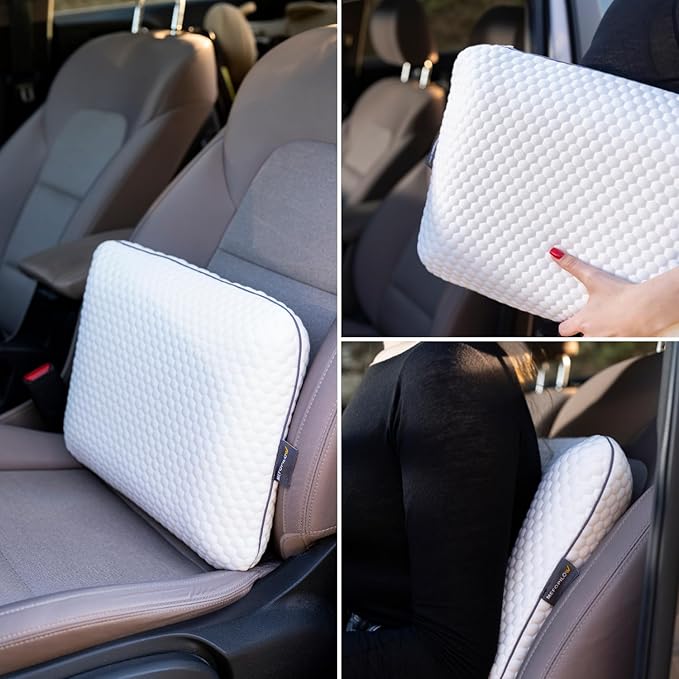 Almohada Viscoelástica Viaje 40x30x10 cm Funda Lavable miniatura 5