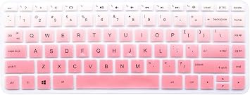 Keyboard Covers Compatible for 14" HP Laptop Stream 14-ax010nr 14-ax020nr, HP Envy 14-j000 14-j004, 14-ab010 14-ab166us 14-ac159nr 14-ad006 14-an010nr 14-an013nr 14-an080nr 14-al062nr Ombre Pink