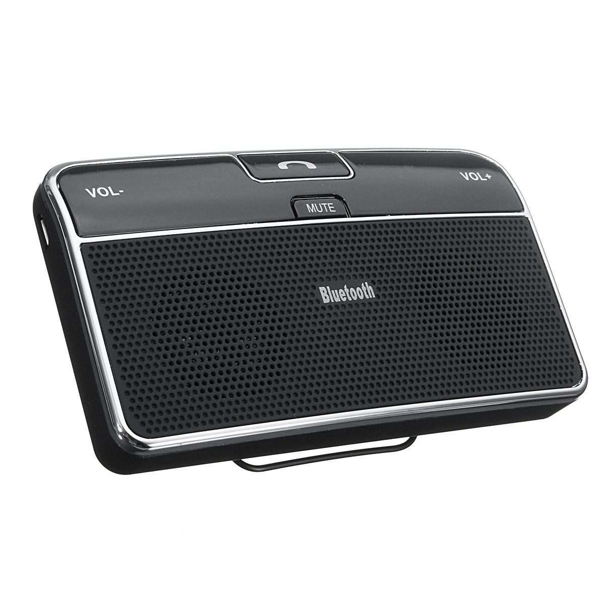 Silm Inalámbrico Bluetooth Manos Libres Altavoz Teléfono Mp3 Coche Kit Visera Clip Drive