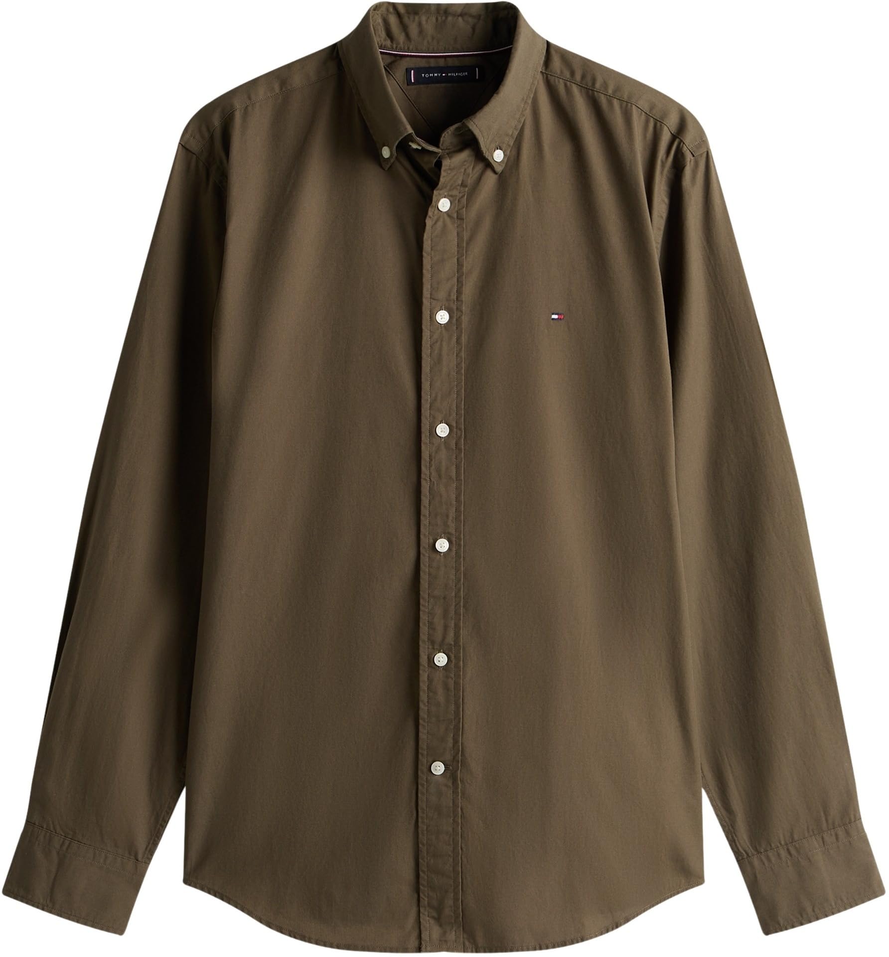 Tommy Hilfiger Businesshemd FLEX POPLIN SOLID Regular Fit Flex Cotton – Bild 4