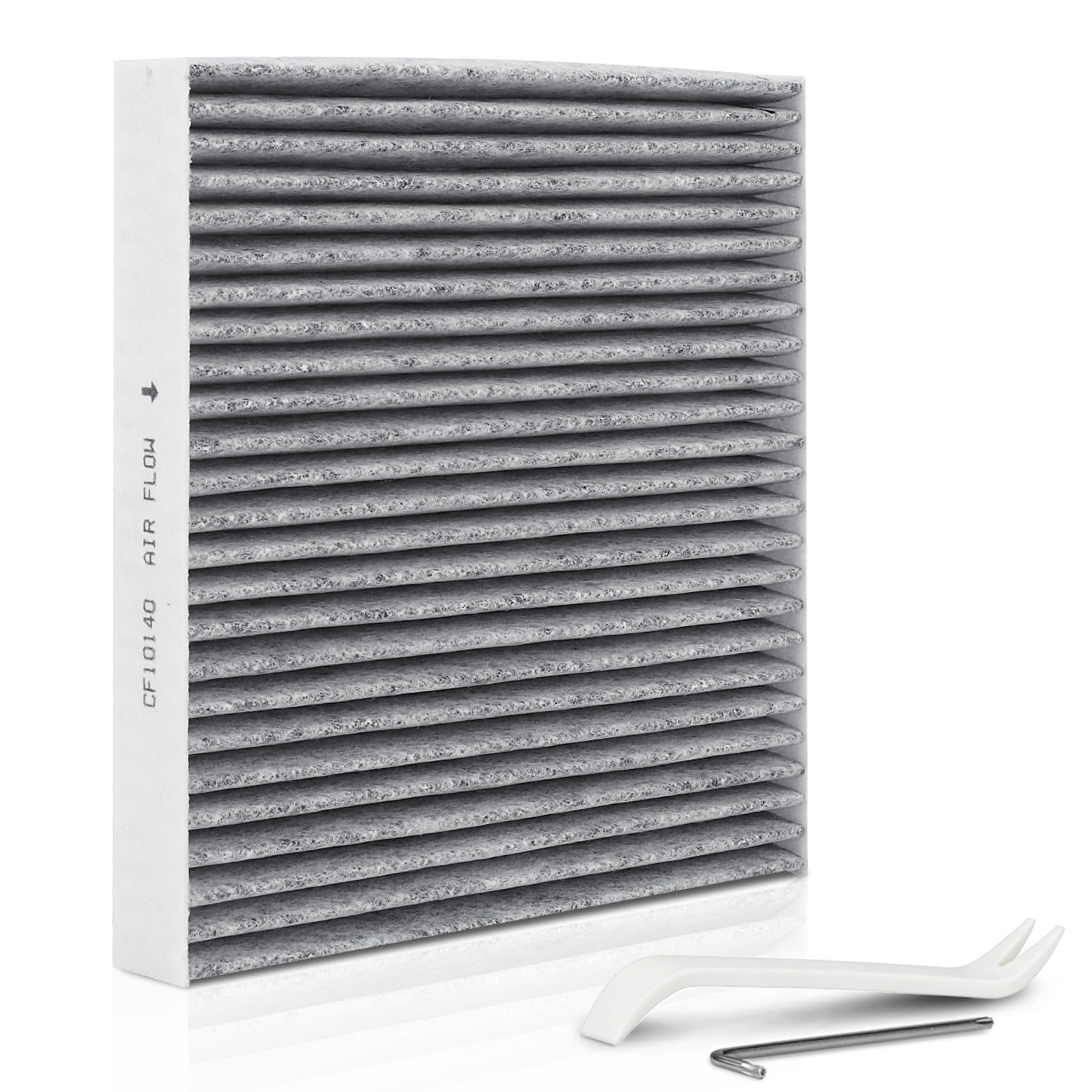 CF10140 Cabin Air Filter with Activated Carbon Compatible for Nissan Altima/Maxima/Murano/Sentra, Infiniti FX35/G35, Outlander Replaces 27277-4M400, PC5530, 24857