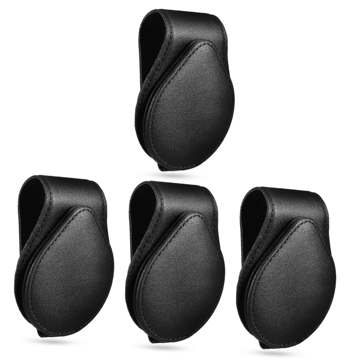 GLEAVI 4piezas Soporte para Gafas De Sol y Lentes Clip Magnético para Visera De Coche Accesorio Interior Resistente y Compacto para Mantener Gafas Seguras y Accesibles La Conducción
