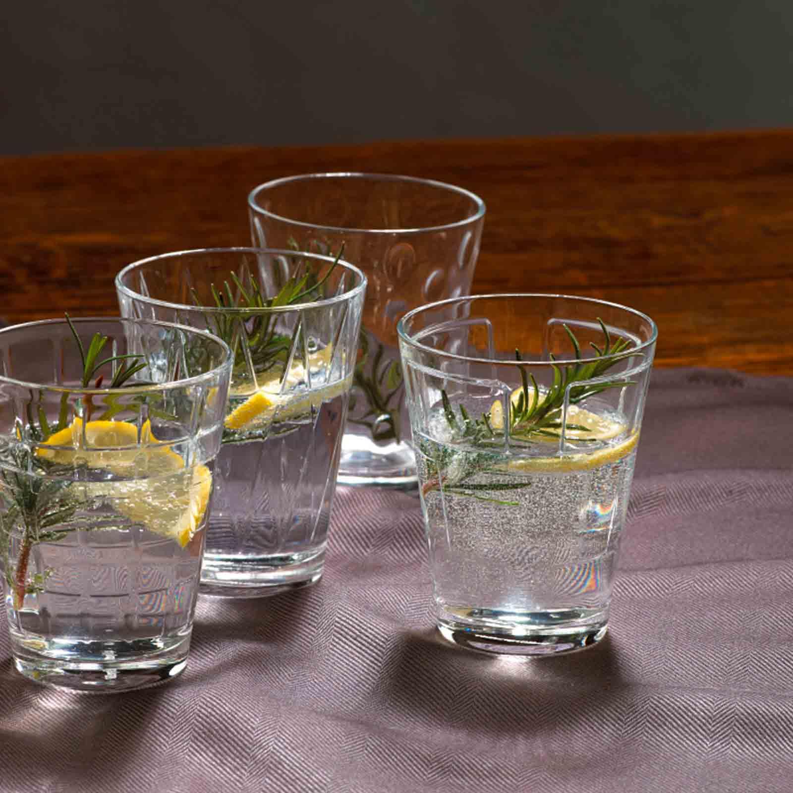 Villeroy & Boch - Dressed Up Wasserglas-Set, 16 teilig, 310 ml, Kristallglas, spülmaschinengeeignet, 4x 4er Set sortiert