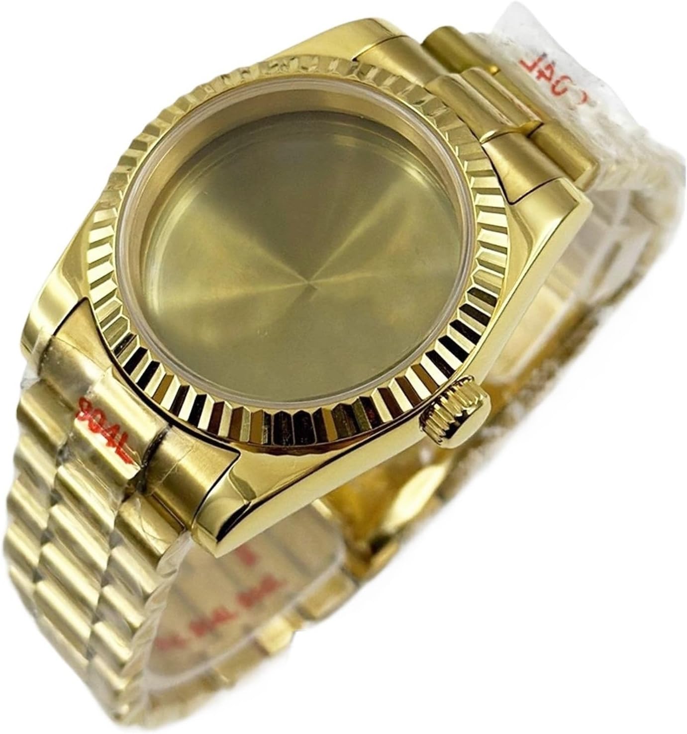 Fluted Curved 36MM/40MM Watch Case Stainless Presidential Bracelet Sapphire Glass For NH34 NH35 NH36 NH38 ETA2824 Movement